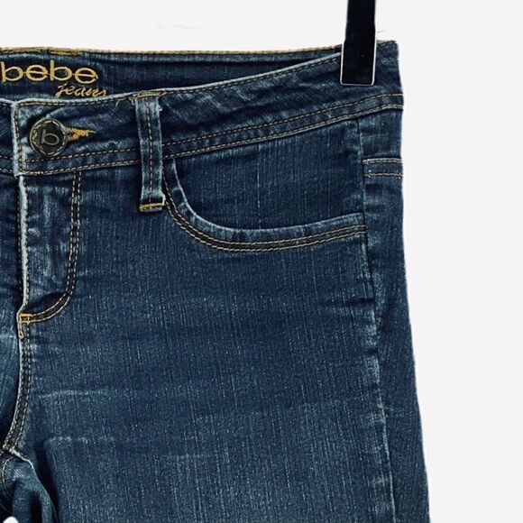 bebe Skinny Jeans - Dark Wash - Picture 4 of 10